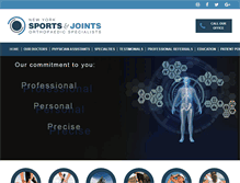 Tablet Screenshot of nysportsandjoints.com